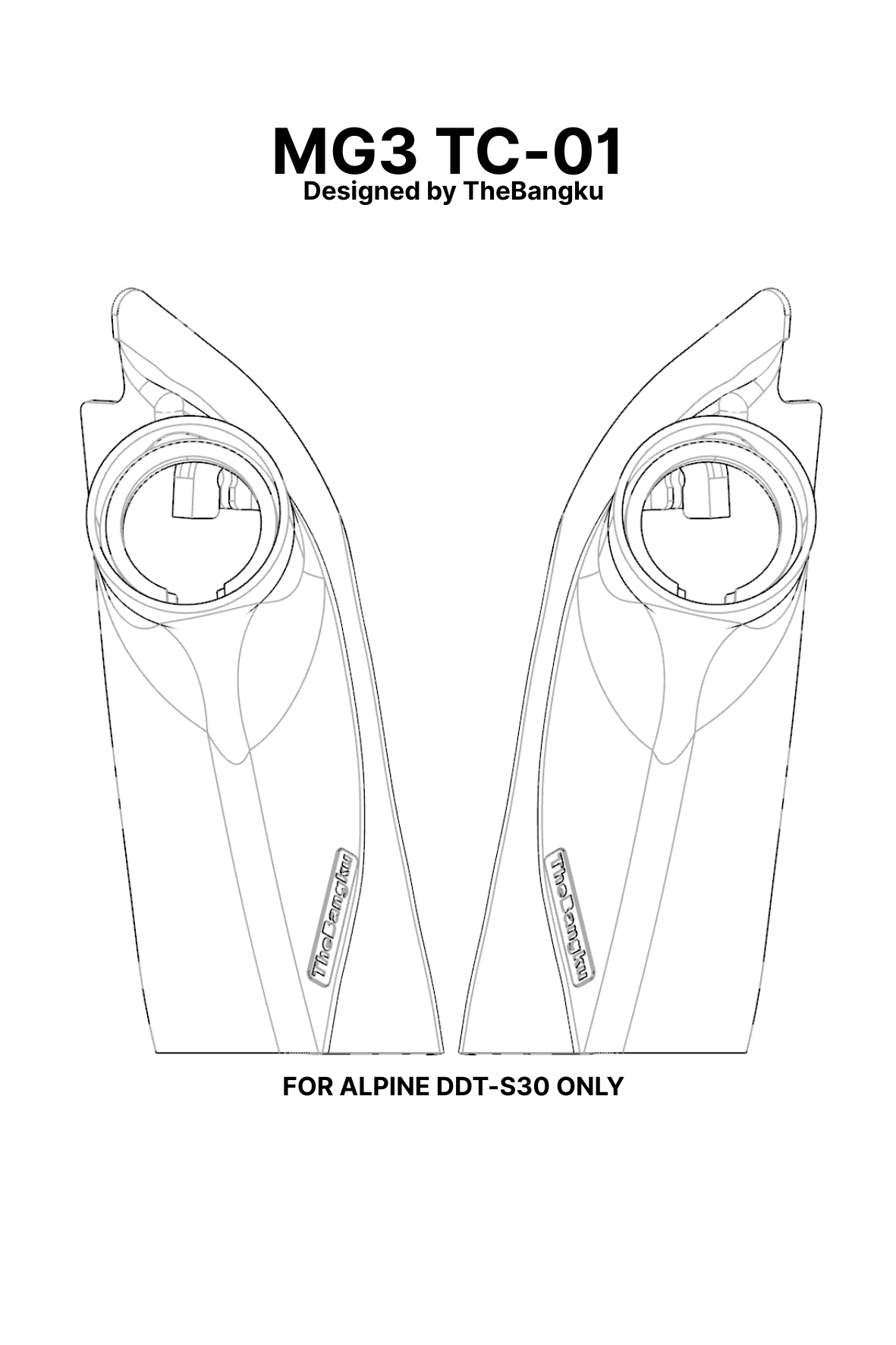 Myvi G3 Tweeter Cover